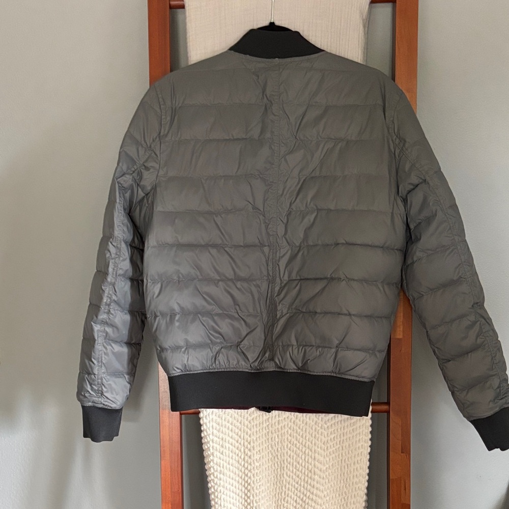 Express Maroon Bomber Jacket Reversible. - image 5